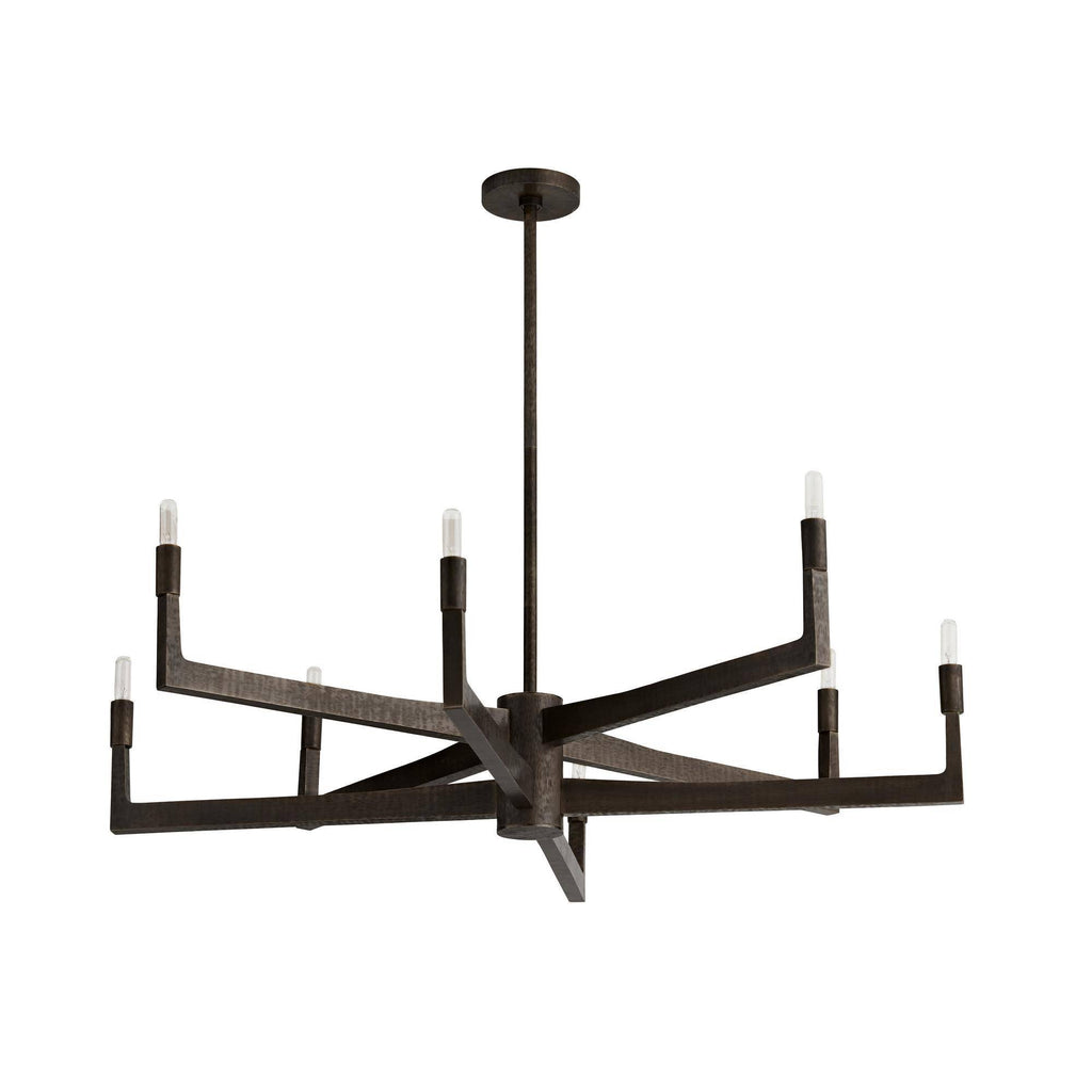 Sculptural Griff Chandelier – Black