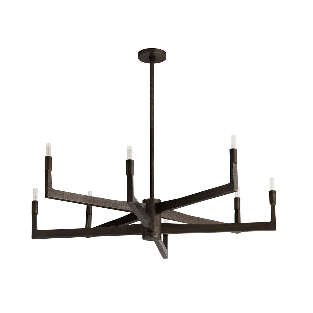 Sculptural Griff Chandelier – Black