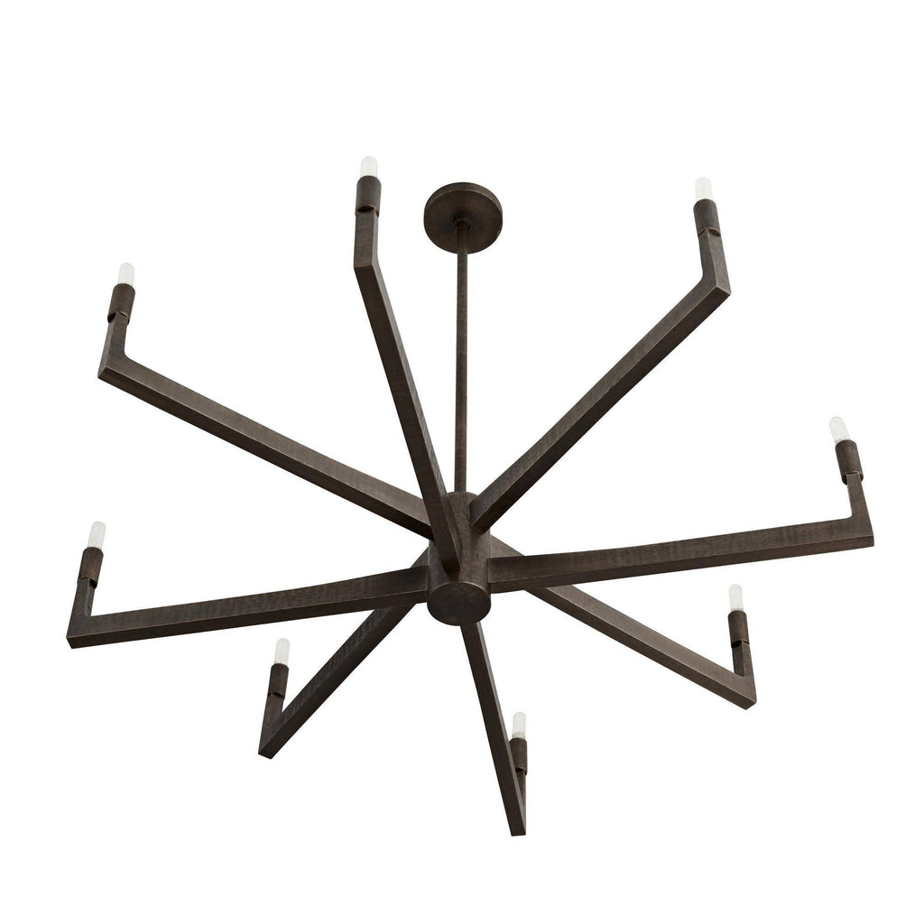 Sculptural Griff Chandelier – Black
