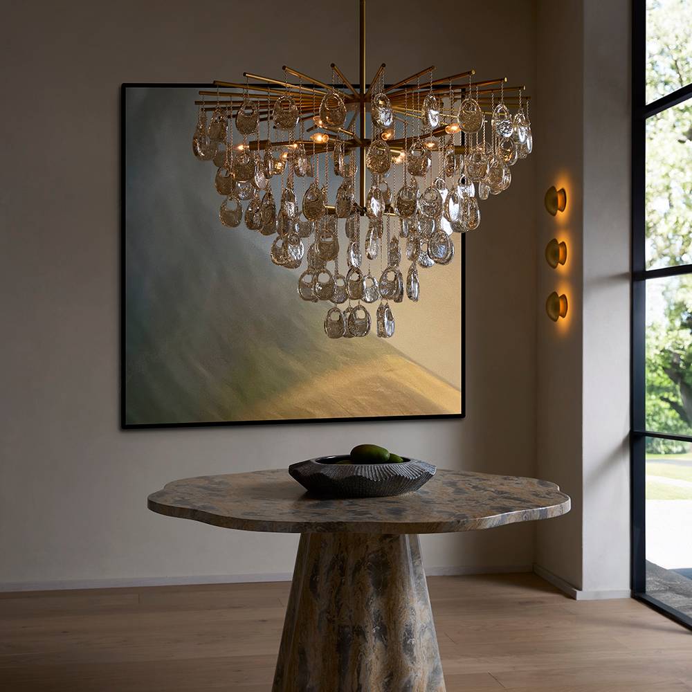 Sculptural Jacqueline Large Chandelier, alternate view