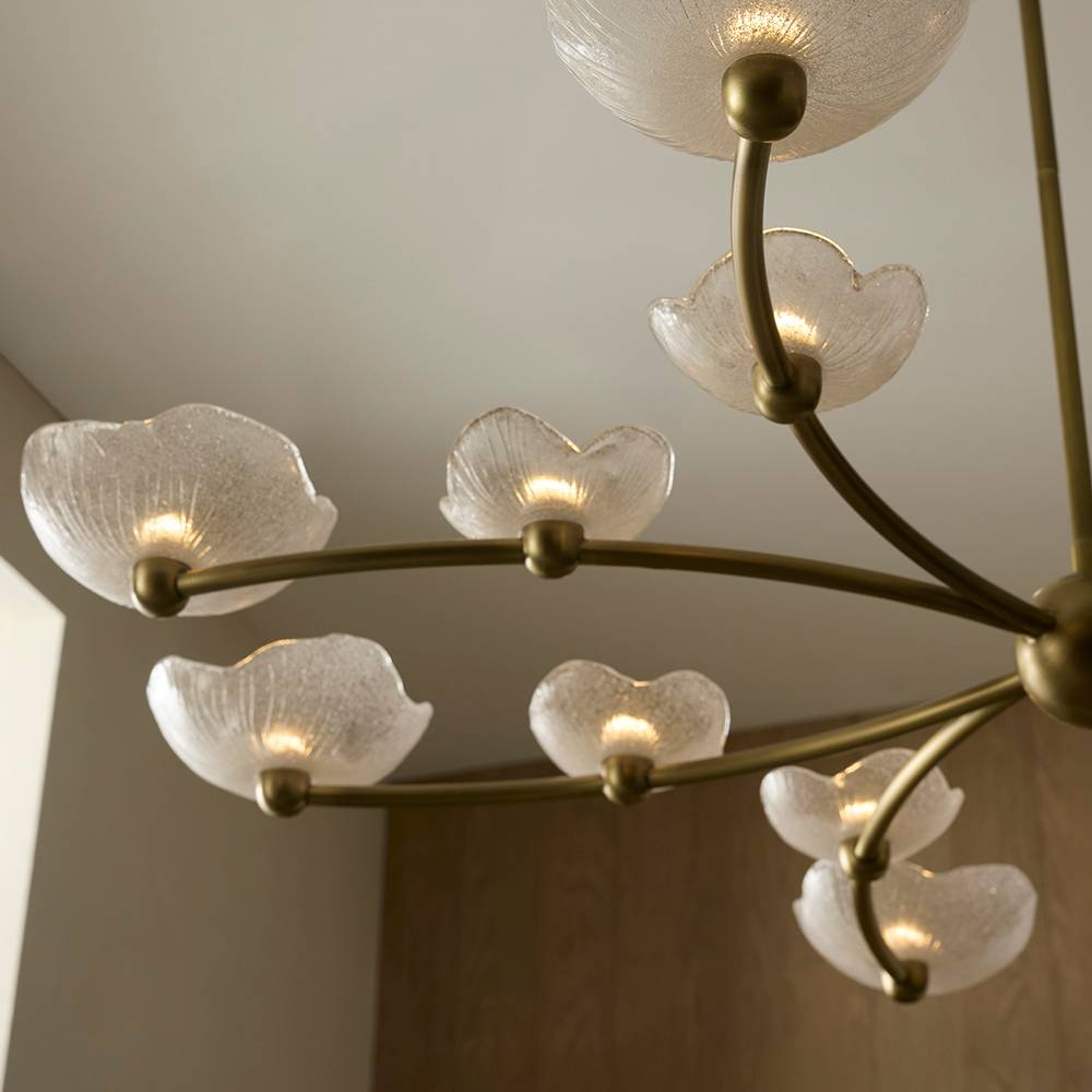 Artisan Fleurana Chandelier, alternate view
