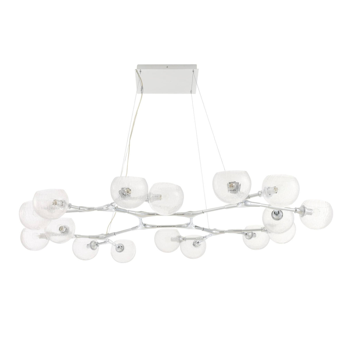 Signature Mahowald Fixed Chandelier – Silver