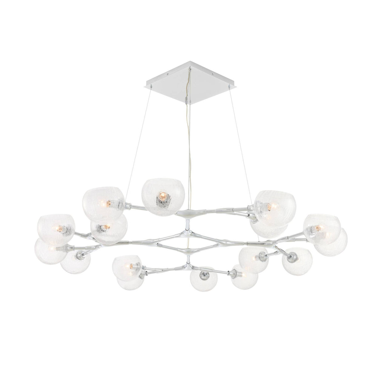 Signature Mahowald Fixed Chandelier – Silver