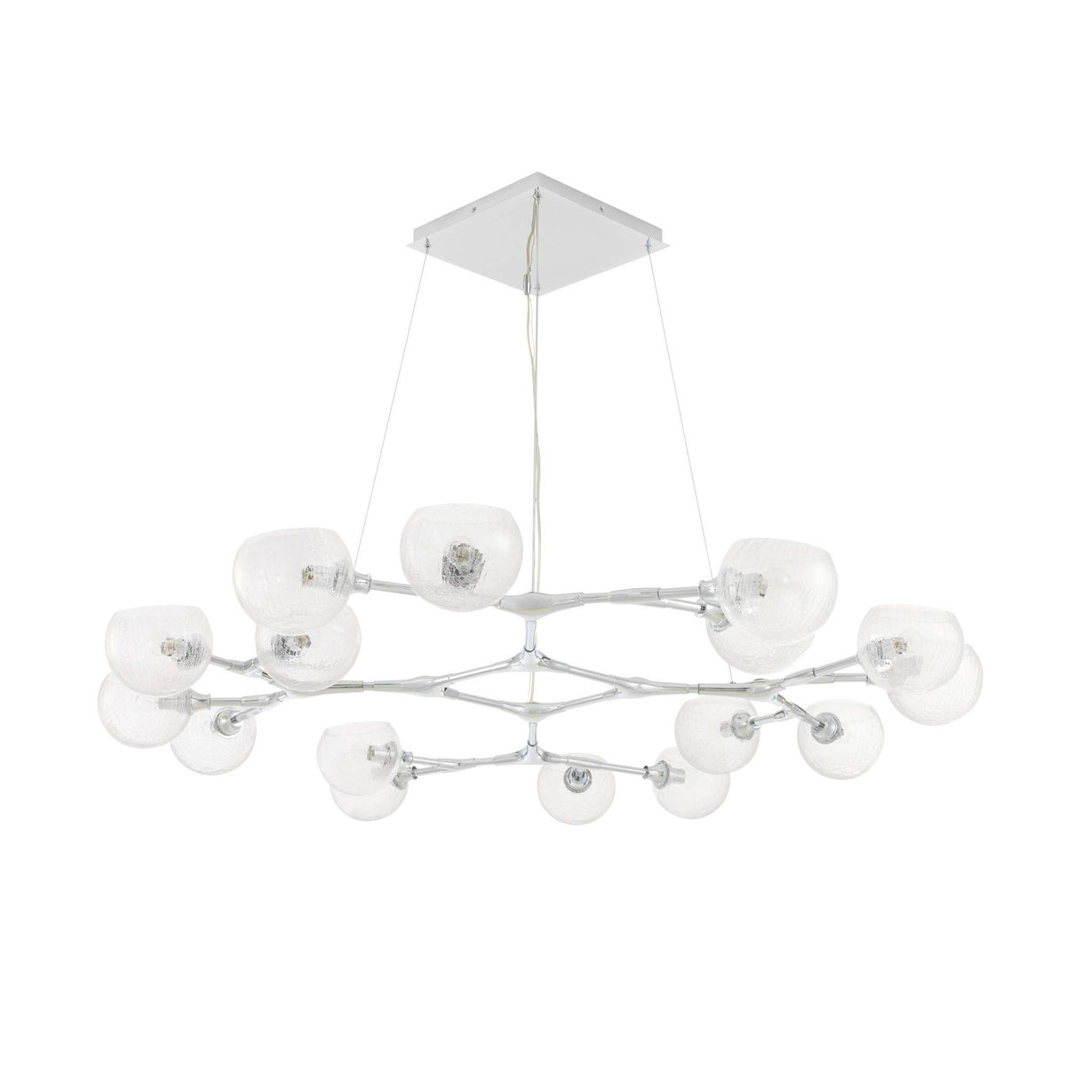 Signature Mahowald Fixed Chandelier – Silver