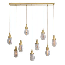 Sculptural Giselle Linear Multi-Port Chandelier