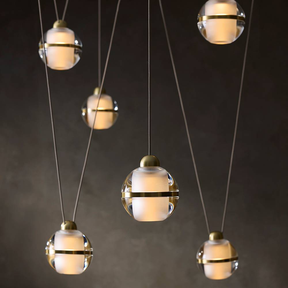 Heritage Noble Multi-Drop Chandelier, alternate view