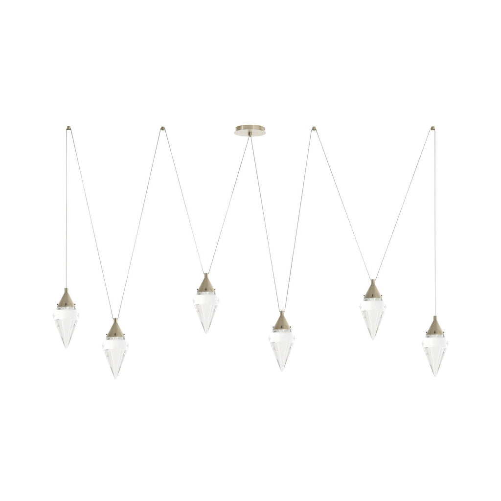 Sculptural Berkley Multi-Drop Chandelier, alternate view