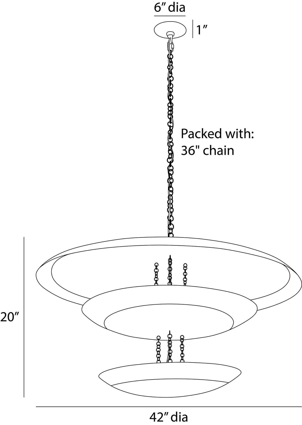 Sculptural Florko Grand Chandelier
