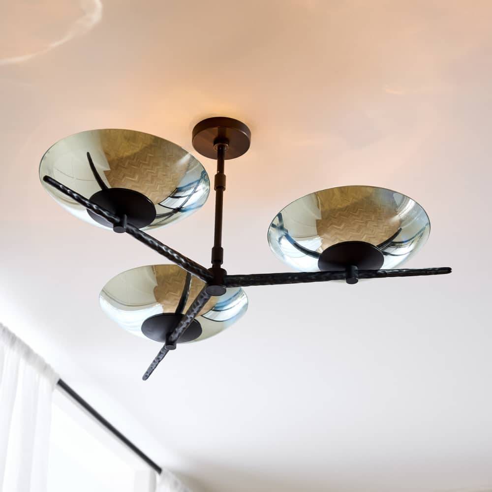 Sculptural Mason Chandelier, alternate view