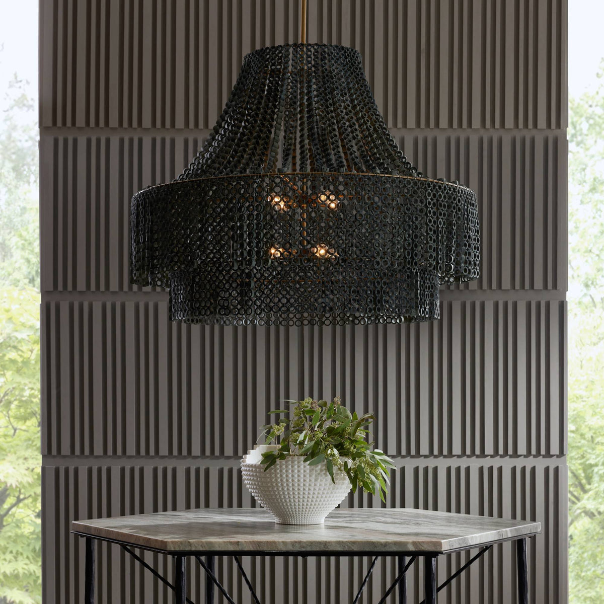 Heritage Hannie Large Chandelier – Gray