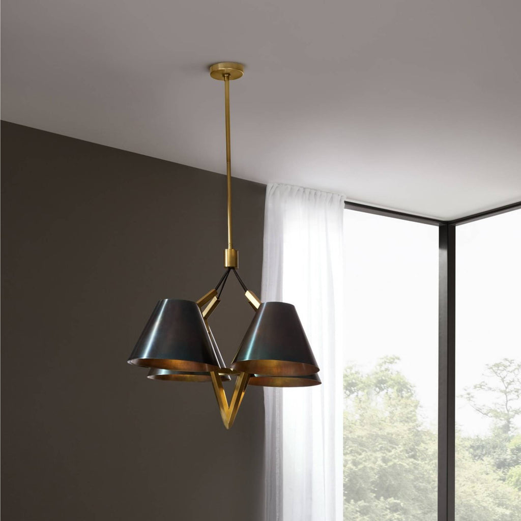 Heritage Abrams Chandelier, alternate view