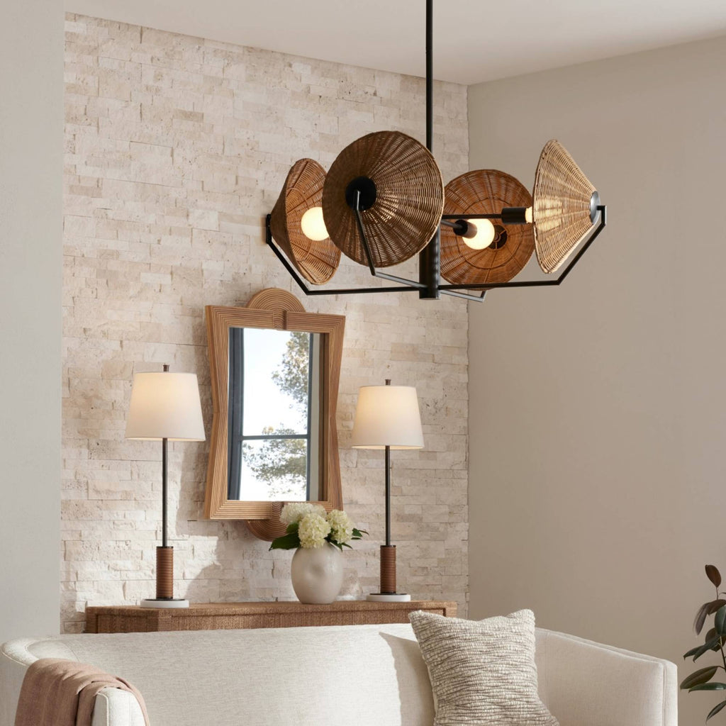 Heritage Coleman Chandelier, alternate view