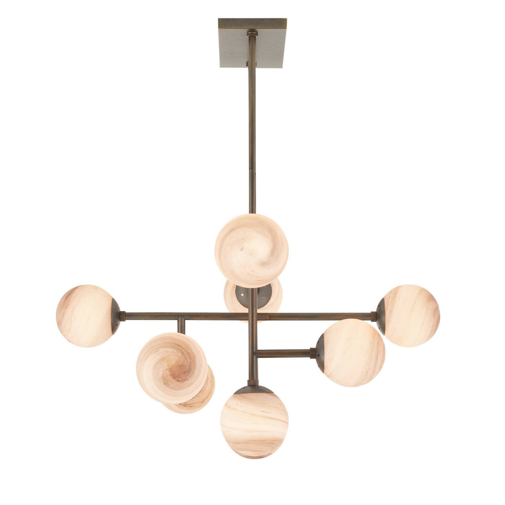 Sculptural Hadden Linear Chandelier