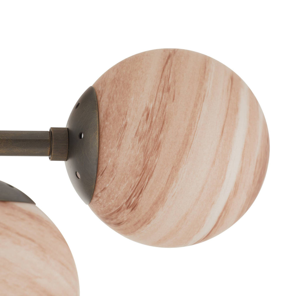 Sculptural Hadden Linear Chandelier