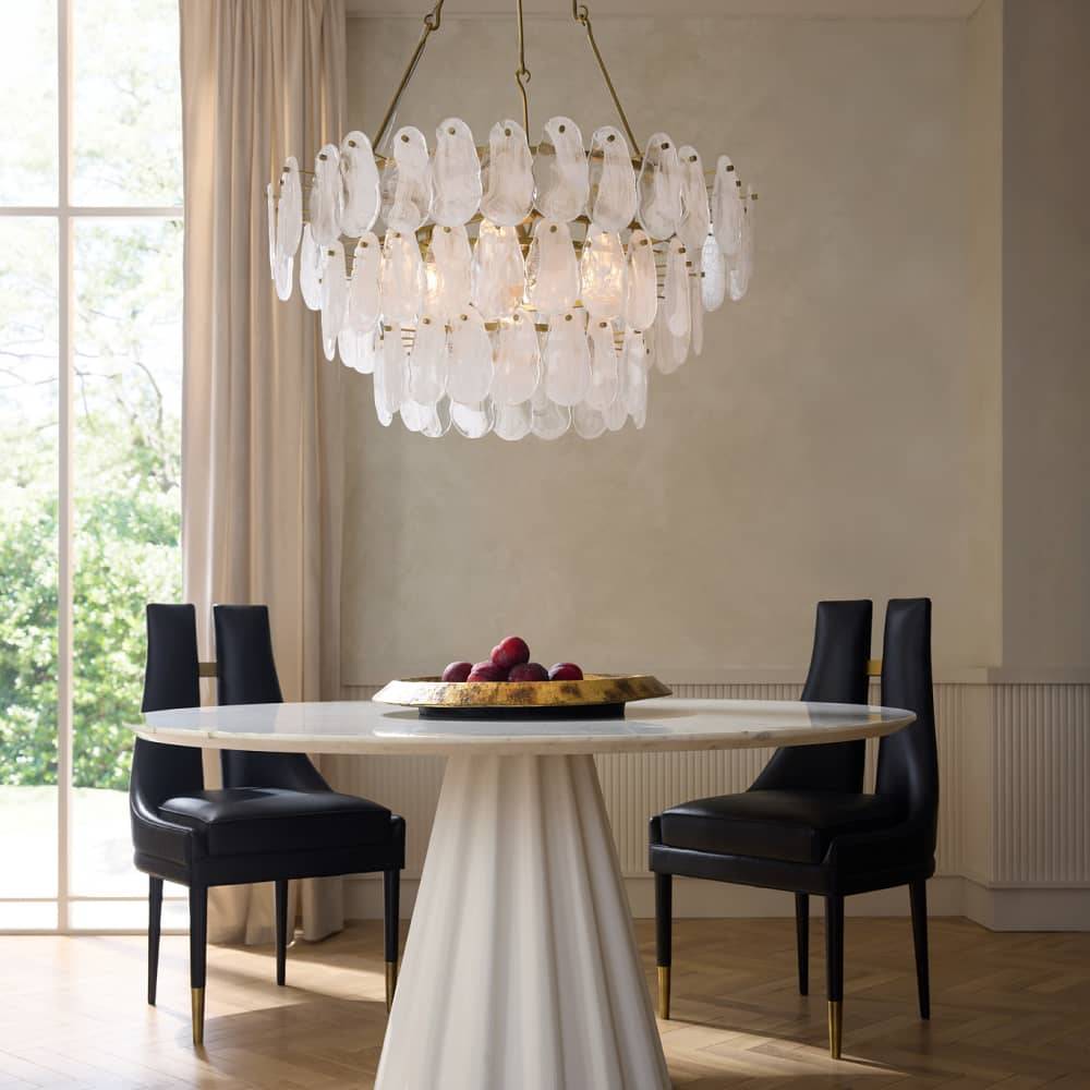 Sculptural Leon Large Chandelier, alternate view