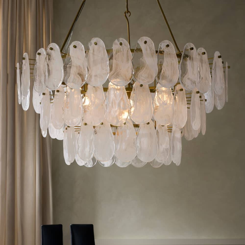 Sculptural Leon Large Chandelier