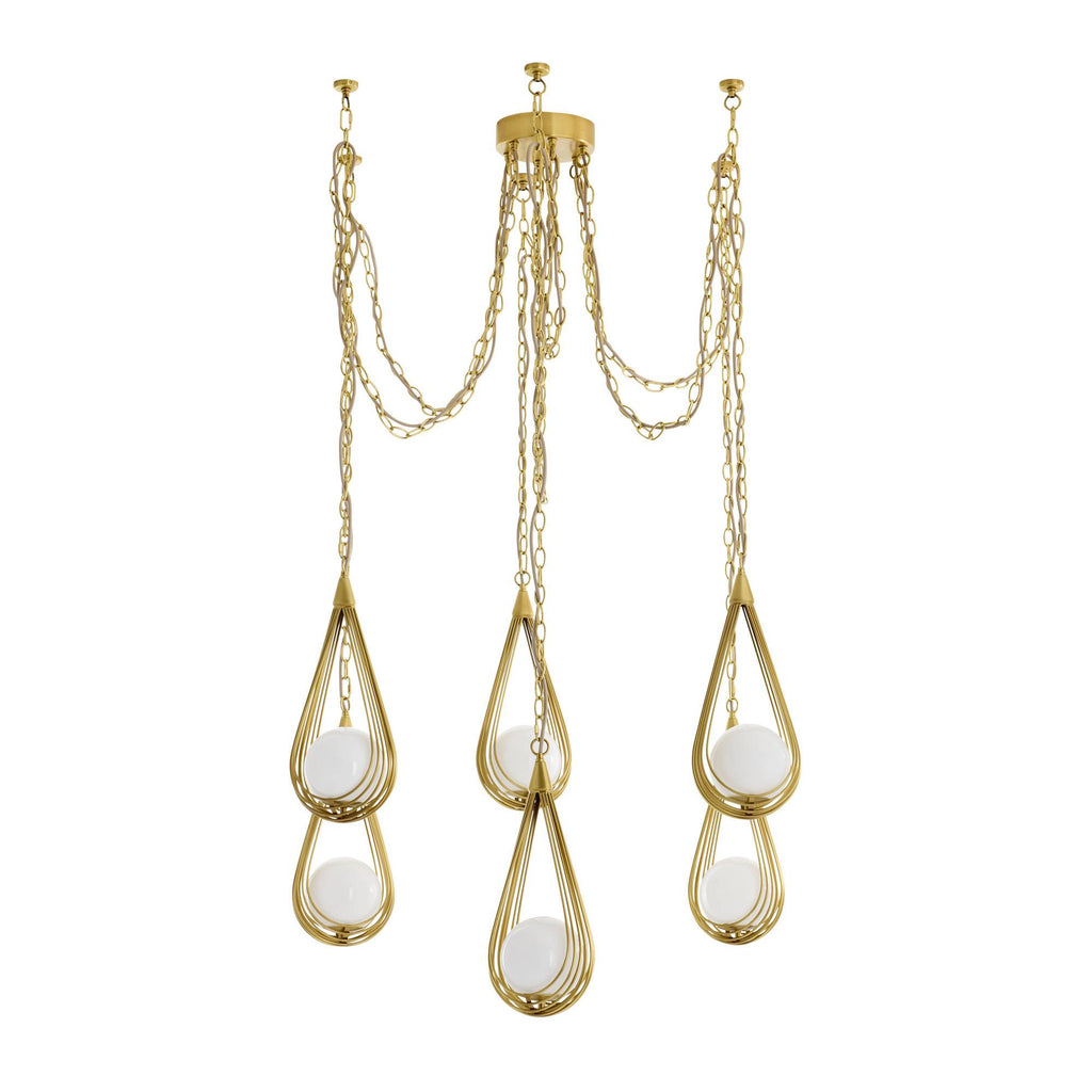 Heritage Ova Multi-Drop Chandelier