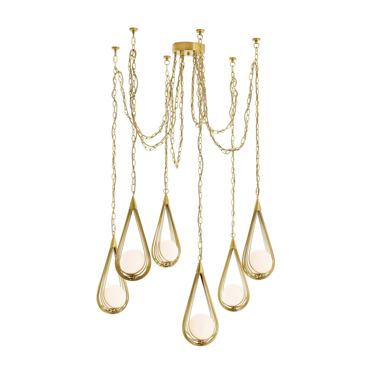 Heritage Ova Multi-Drop Chandelier