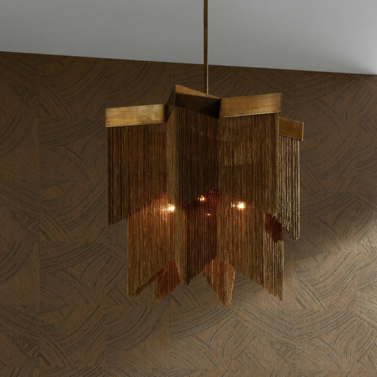 Sculptural Bridget Chandelier, alternate view
