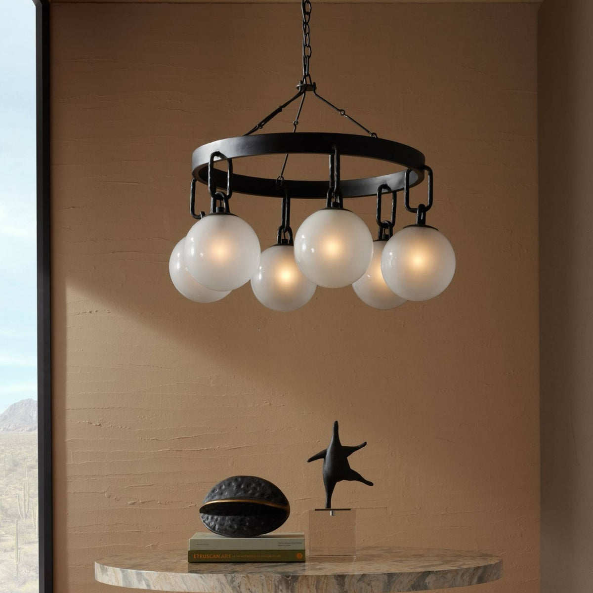 Artisan Bailey Chandelier, alternate view
