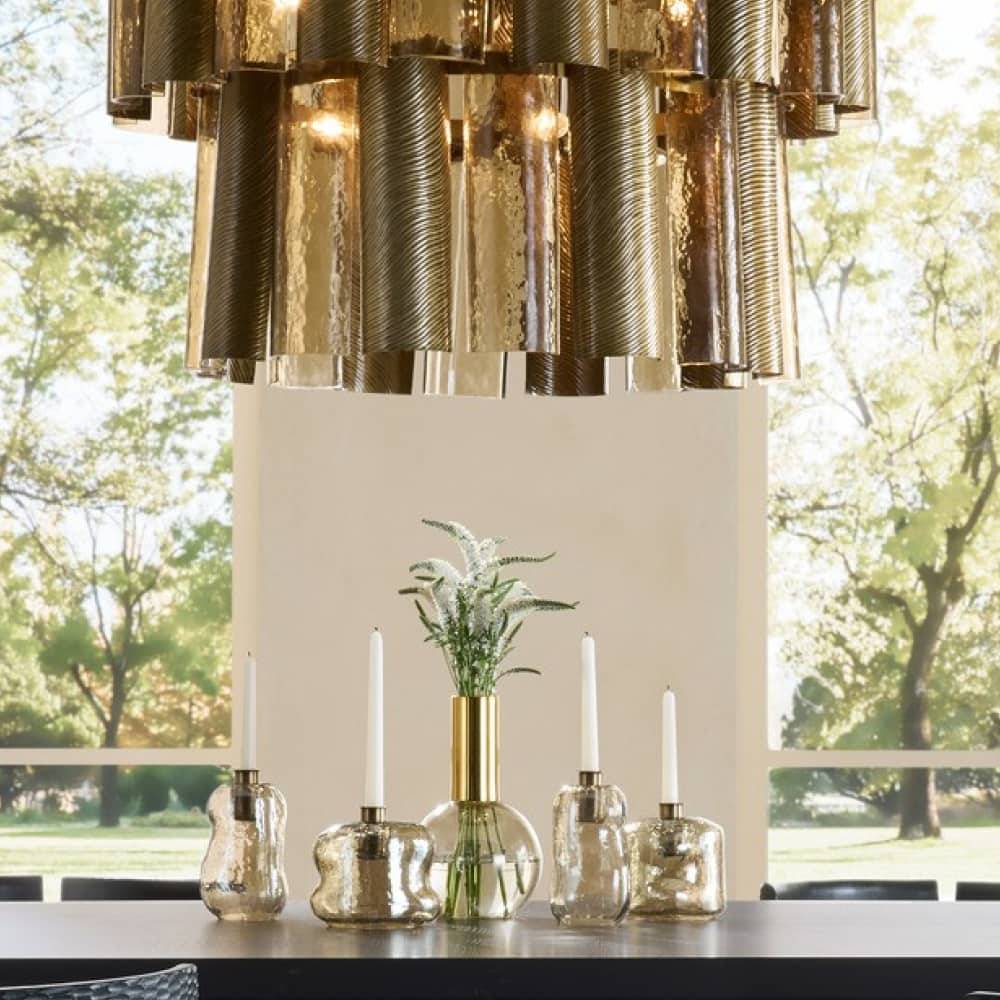 Artisan Faramond Chandelier, alternate view