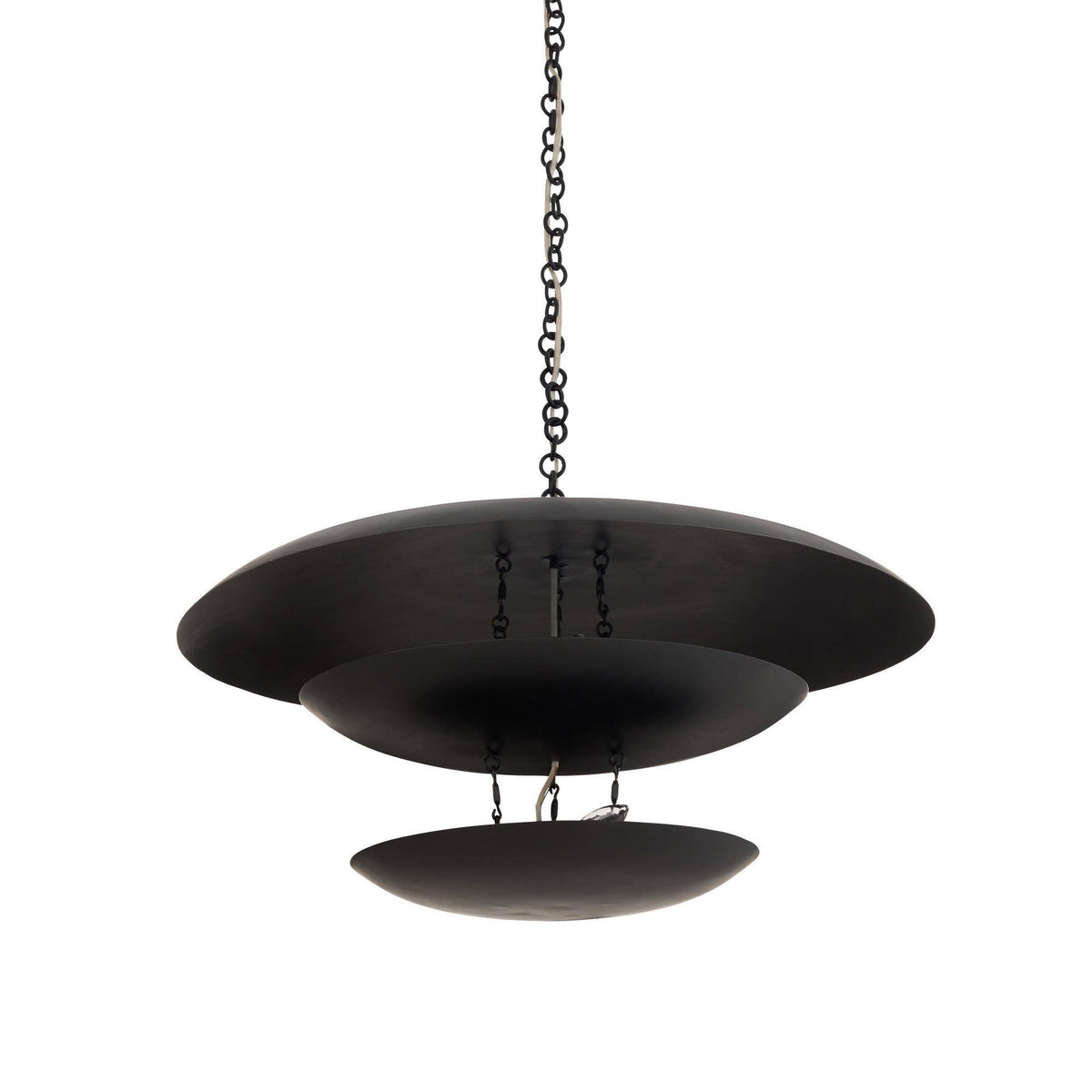 Sculptural Florko Chandelier – Black