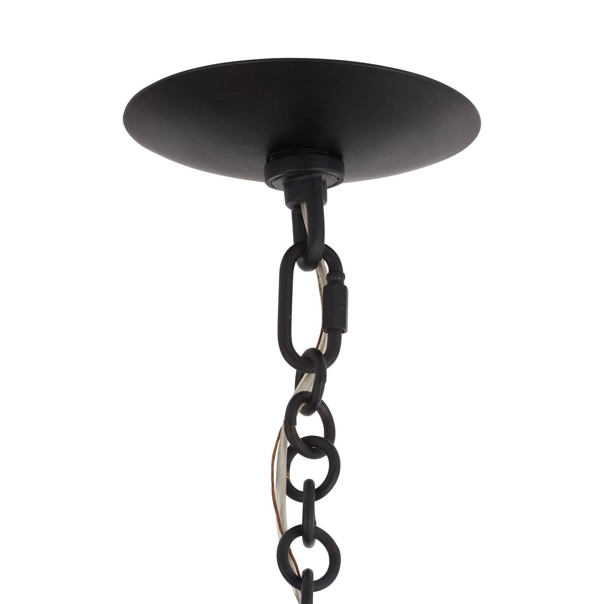 Sculptural Florko Chandelier – Black
