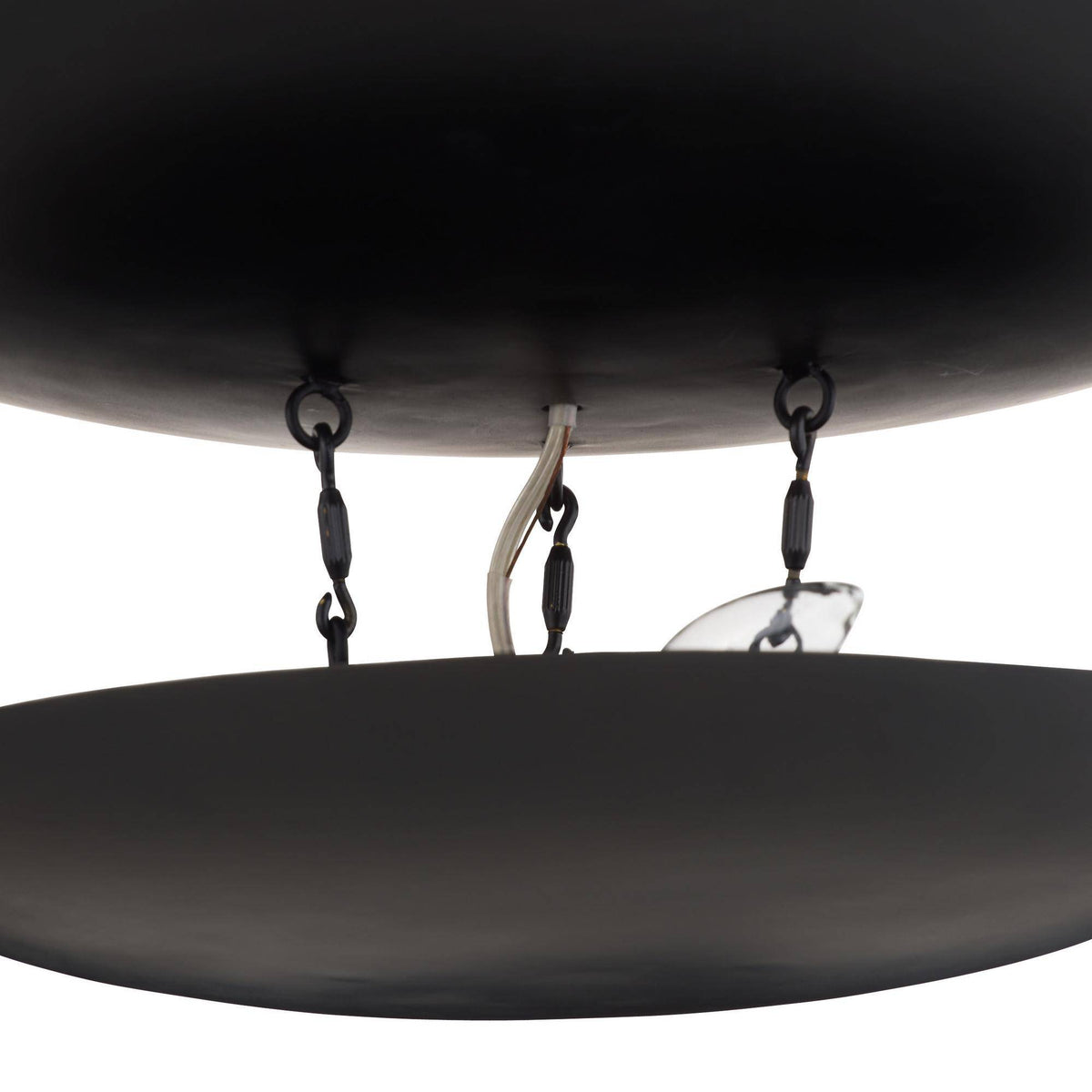 Sculptural Florko Chandelier – Black