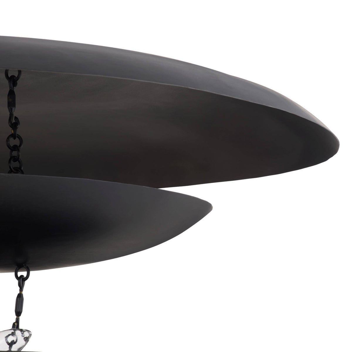 Sculptural Florko Chandelier – Black