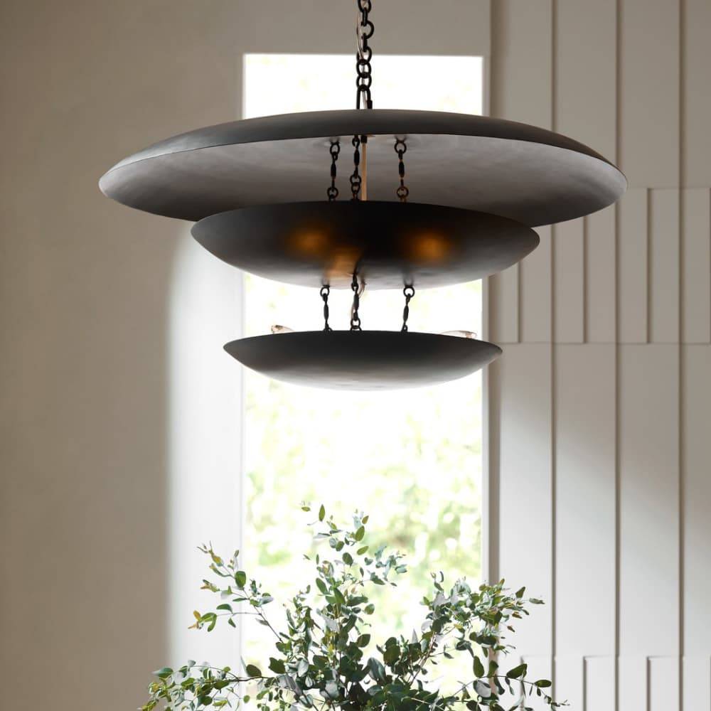 Sculptural Florko Chandelier, alternate view