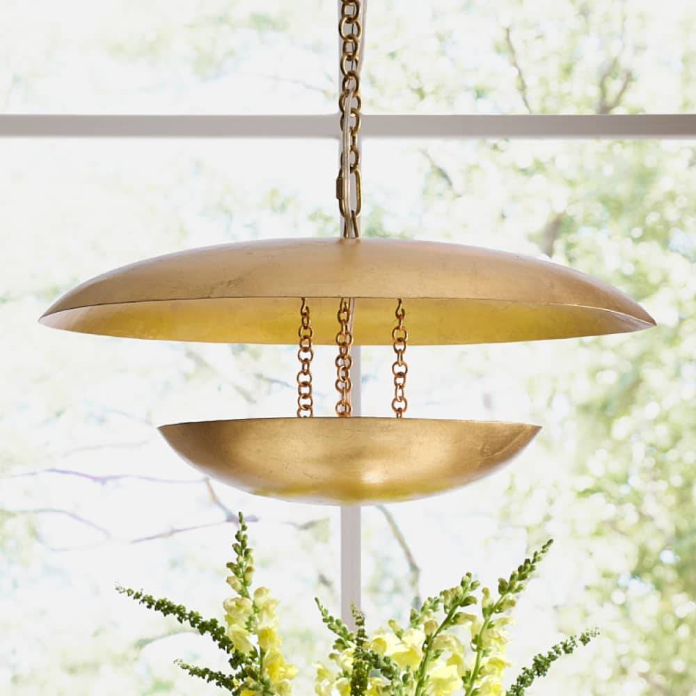 Sculptural Florko Small Chandelier, alternate view