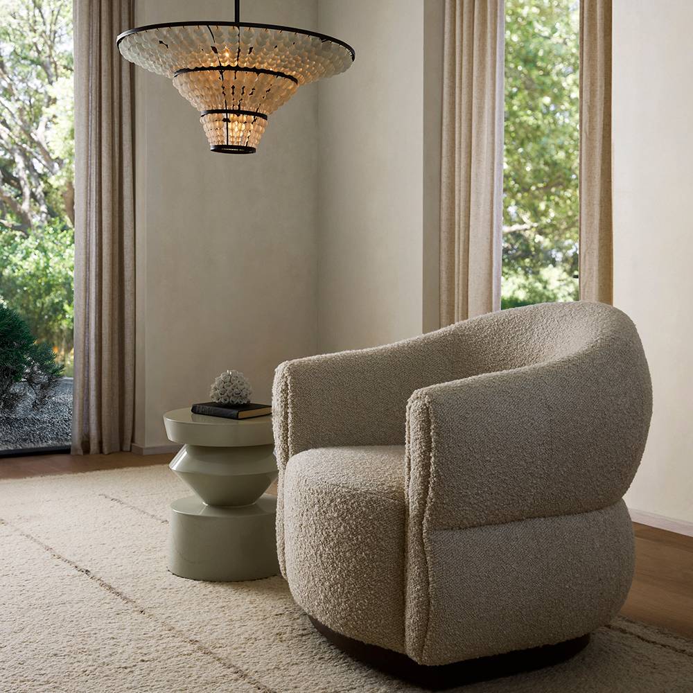 Sculptural Lulu Beaded Chandelier