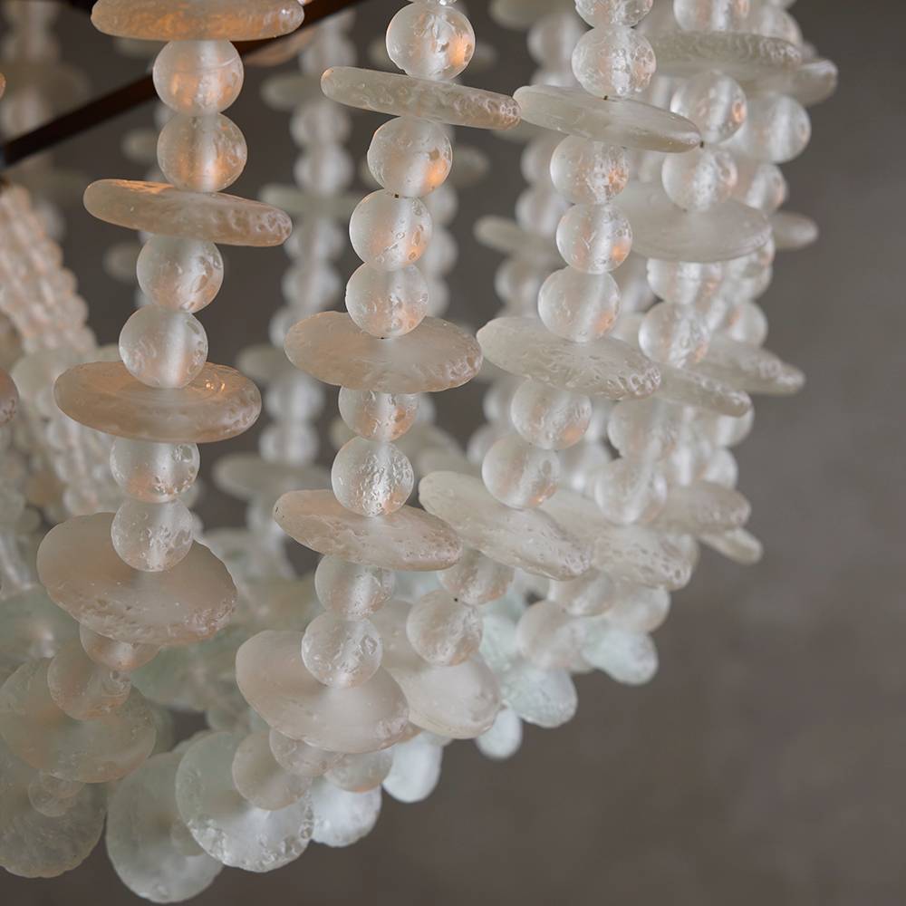 Heritage Cyprus Beaded Chandelier, alternate view