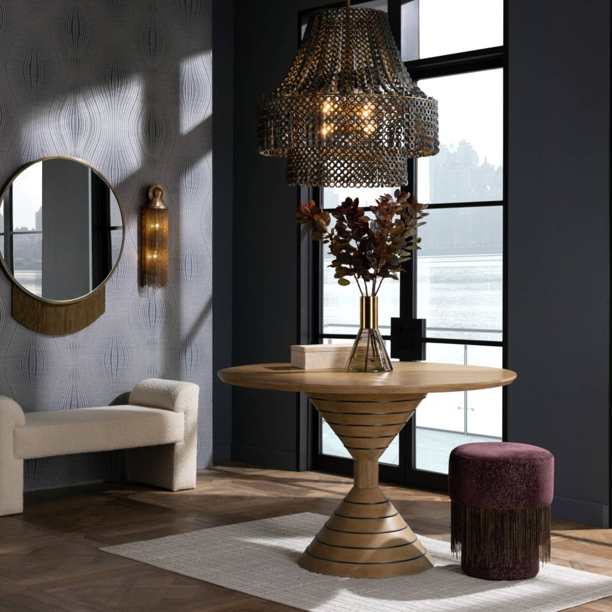 Heritage Hannie Chandelier, alternate view