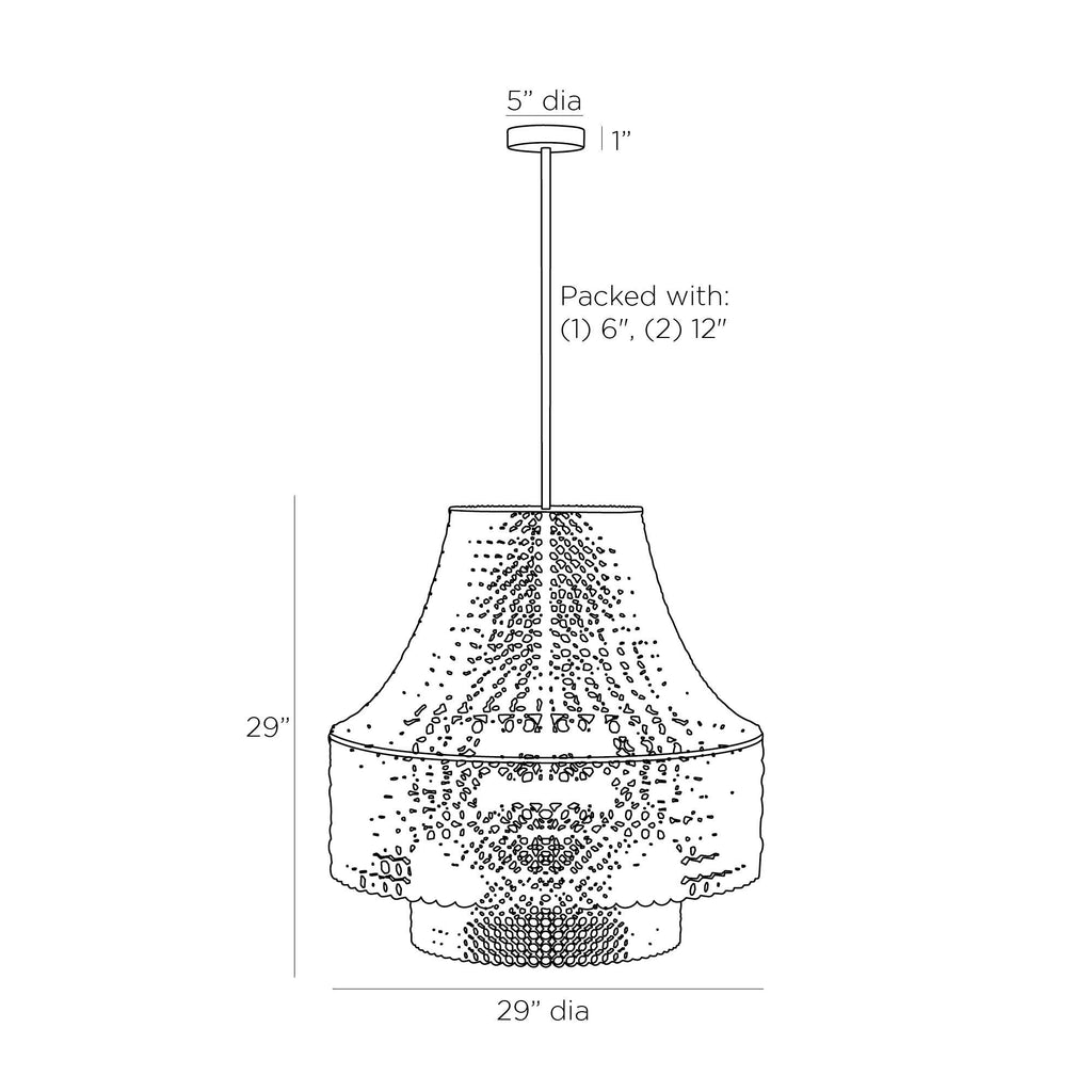 Heritage Hannie Chandelier – Gray