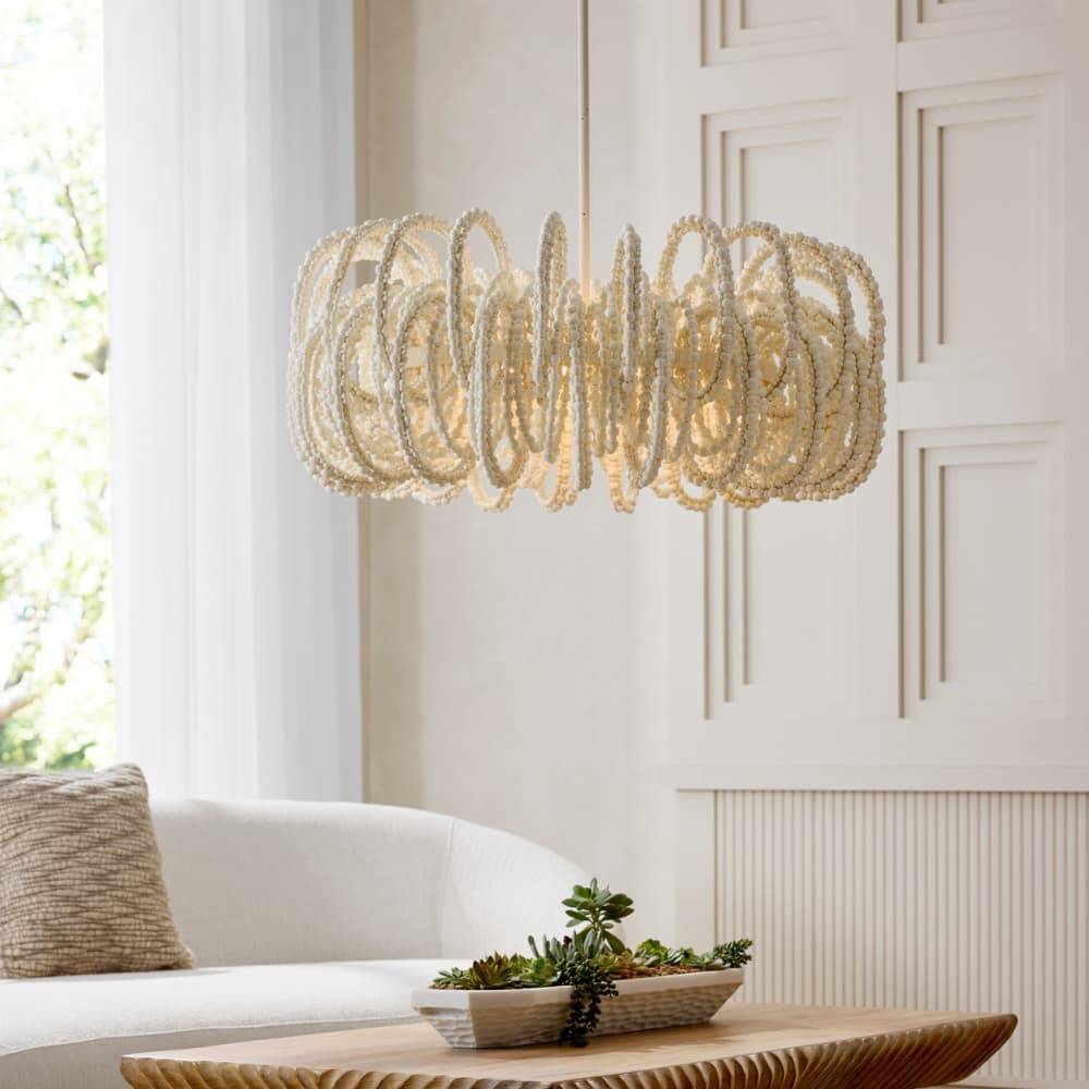 Sculptural Keely Chandelier, alternate view