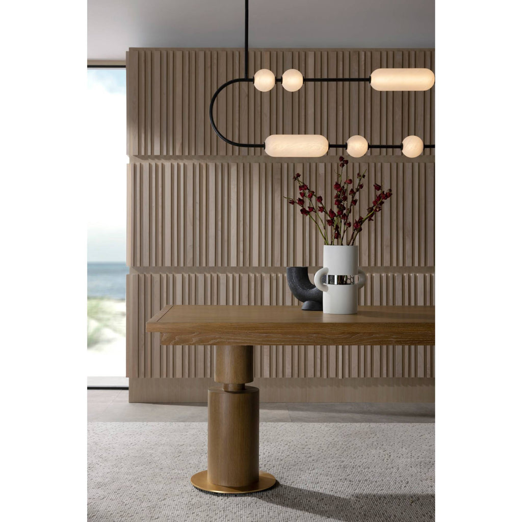 Sculptural Tenzin Linear Chandelier