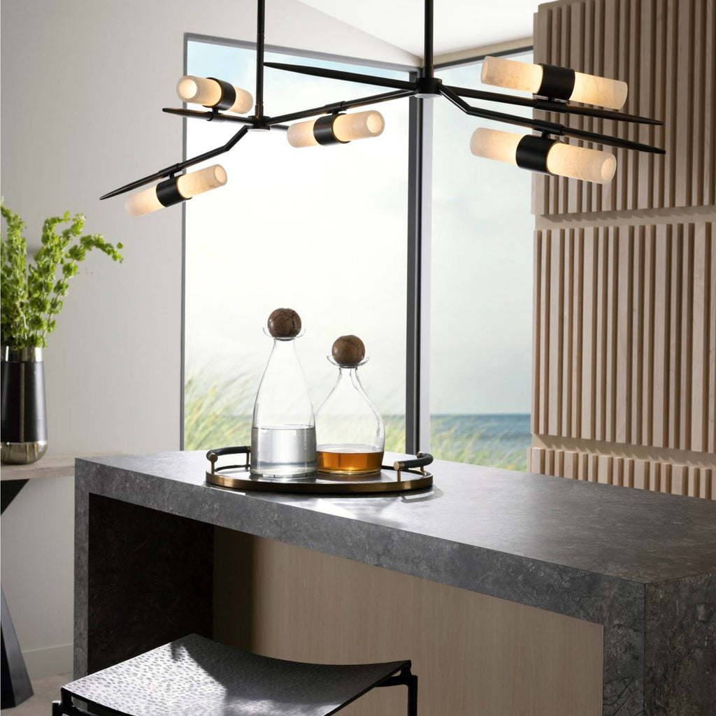 Sculptural Travis Chandelier