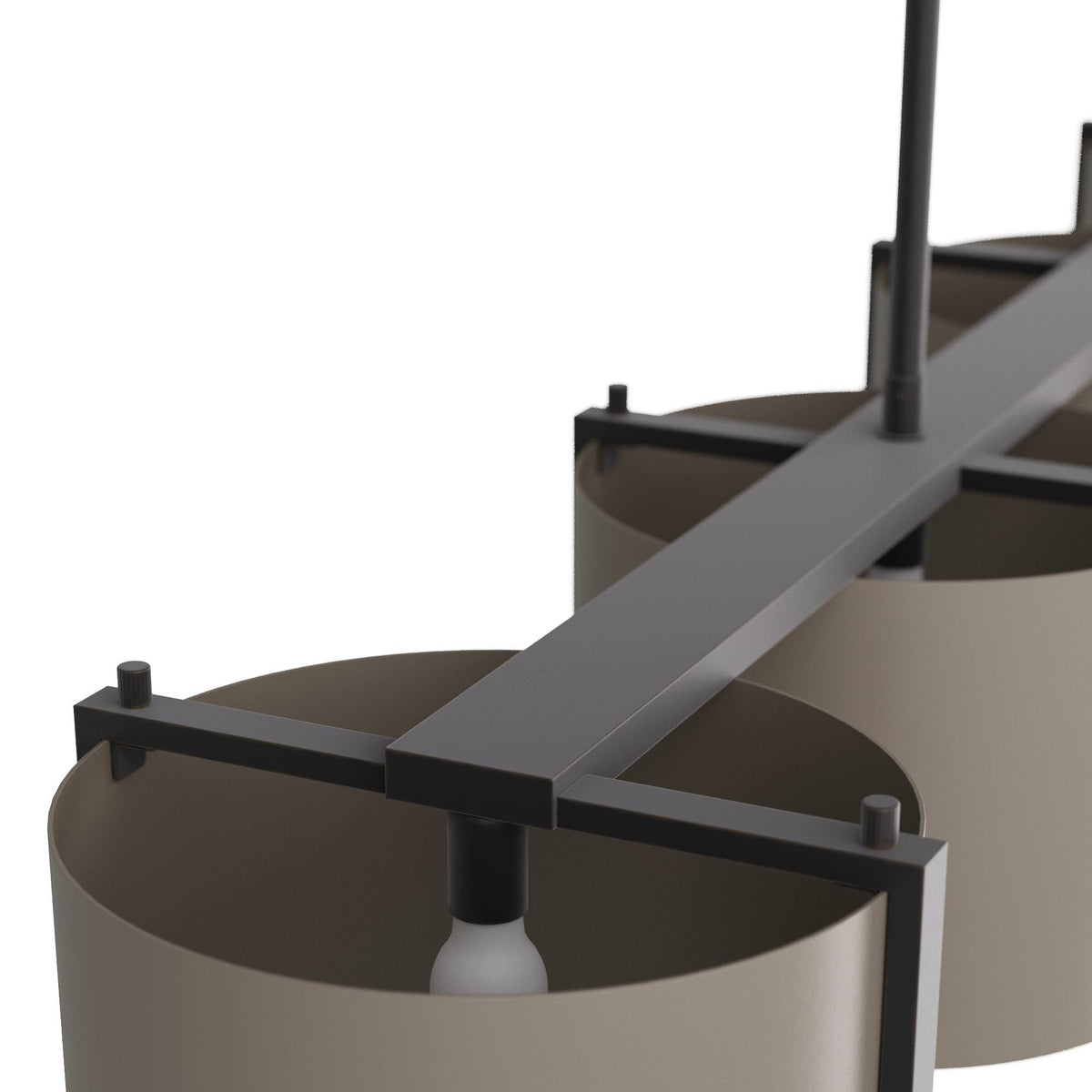 Sculptural Zachary Linear Chandelier
