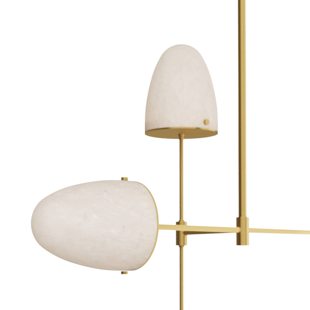 Sculptural Alazani Linear Chandelier