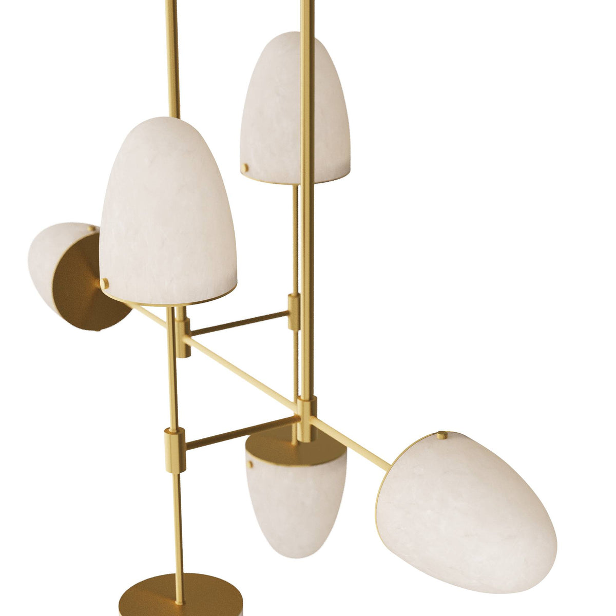 Sculptural Alazani Linear Chandelier