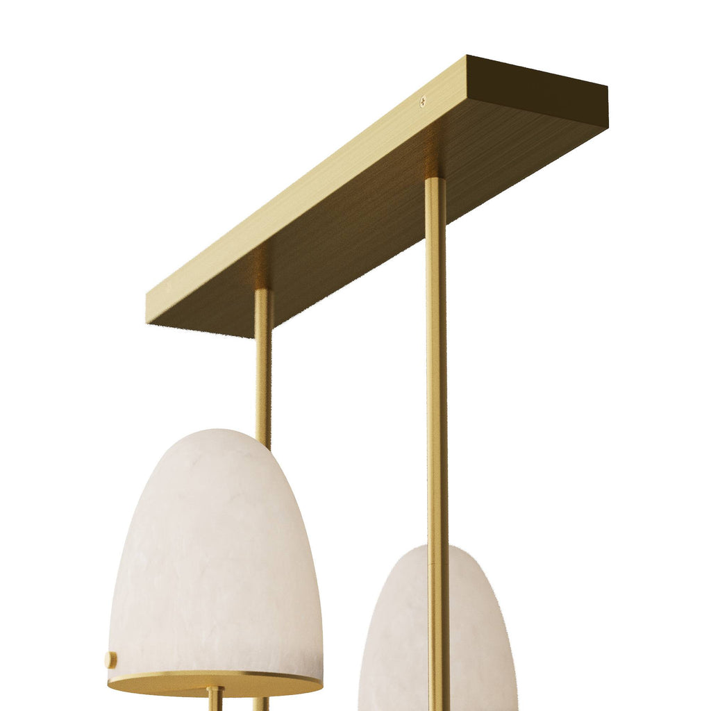 Sculptural Alazani Linear Chandelier