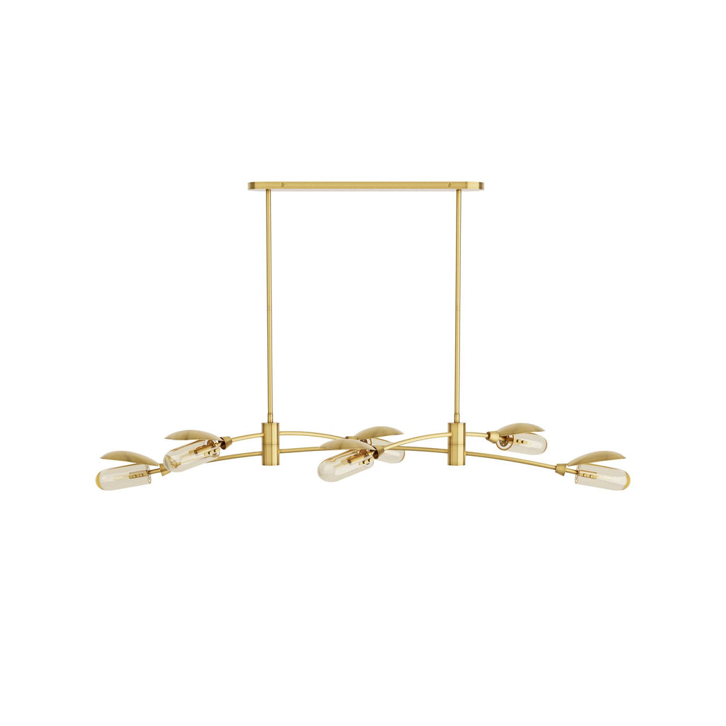 Sculptural Ximena Linear Chandelier