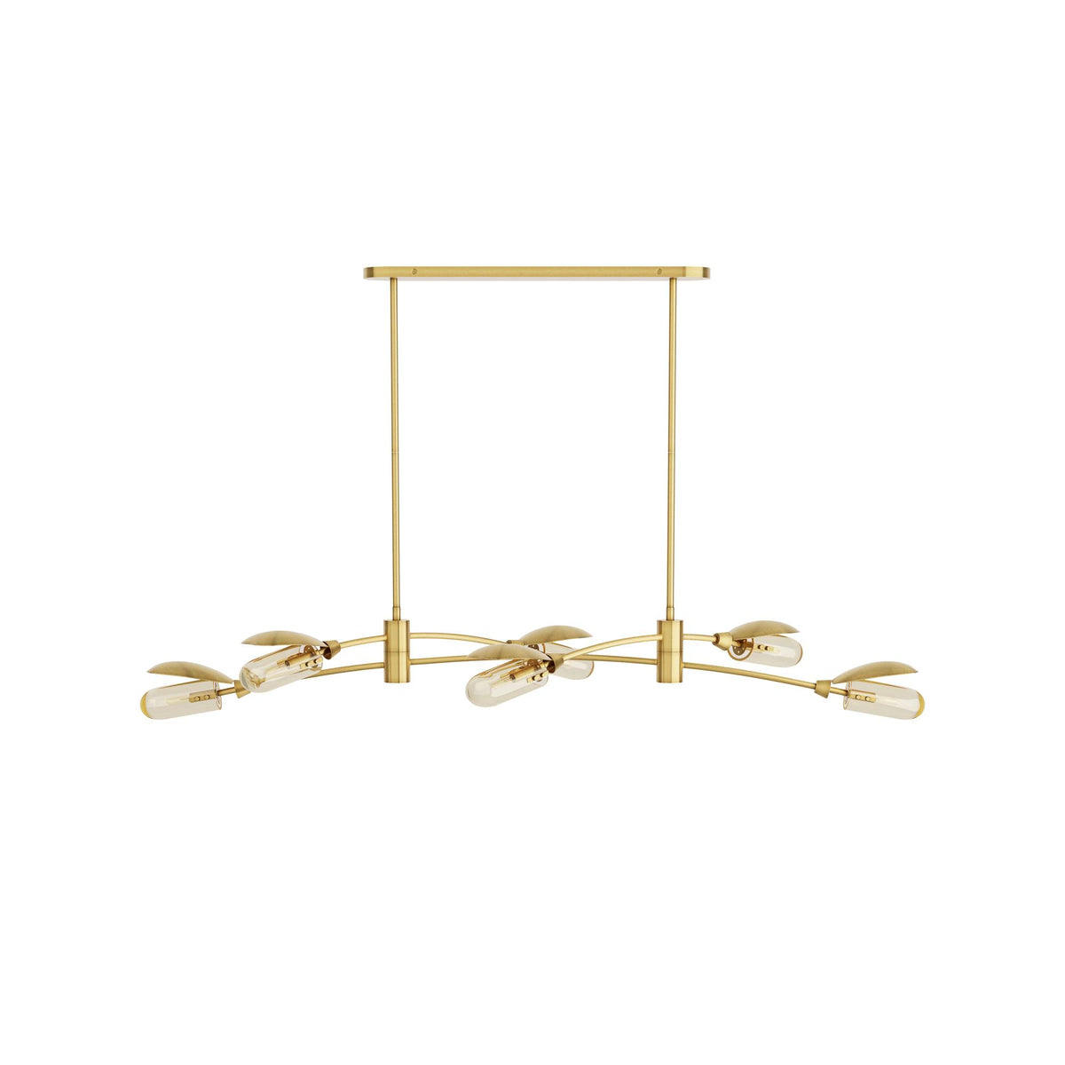 Sculptural Ximena Linear Chandelier