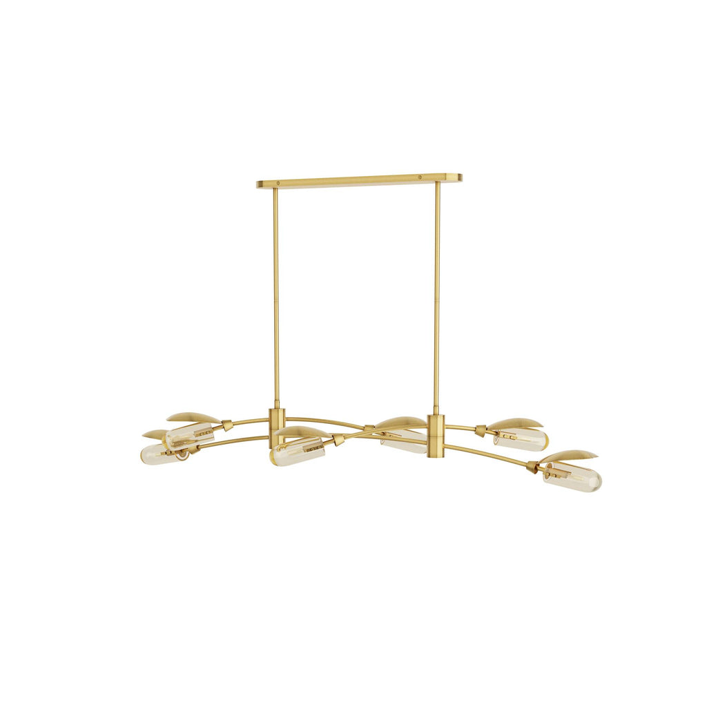 Sculptural Ximena Linear Chandelier