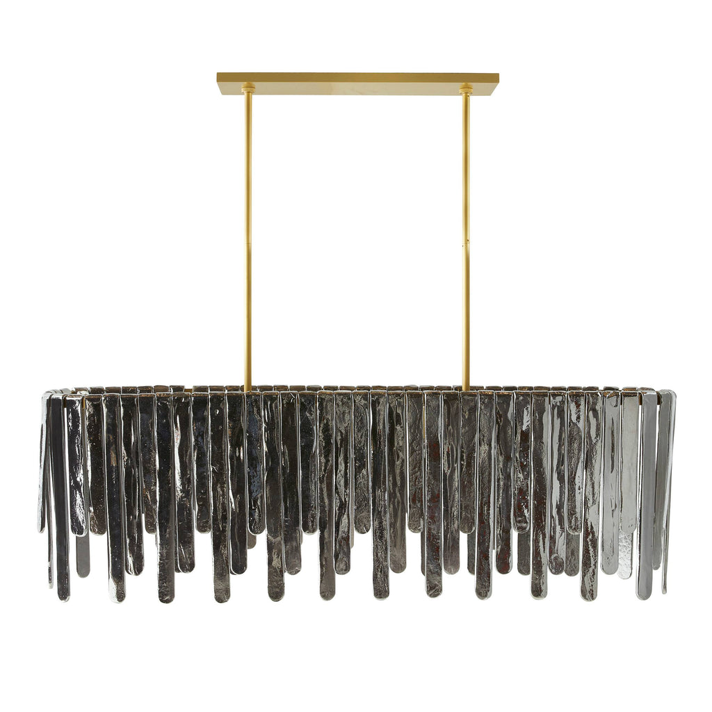 Artisan Leighton Linear Chandelier – Gray