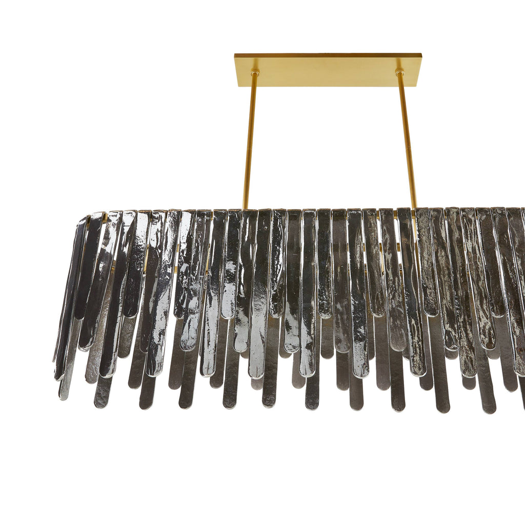 Artisan Leighton Linear Chandelier – Gray