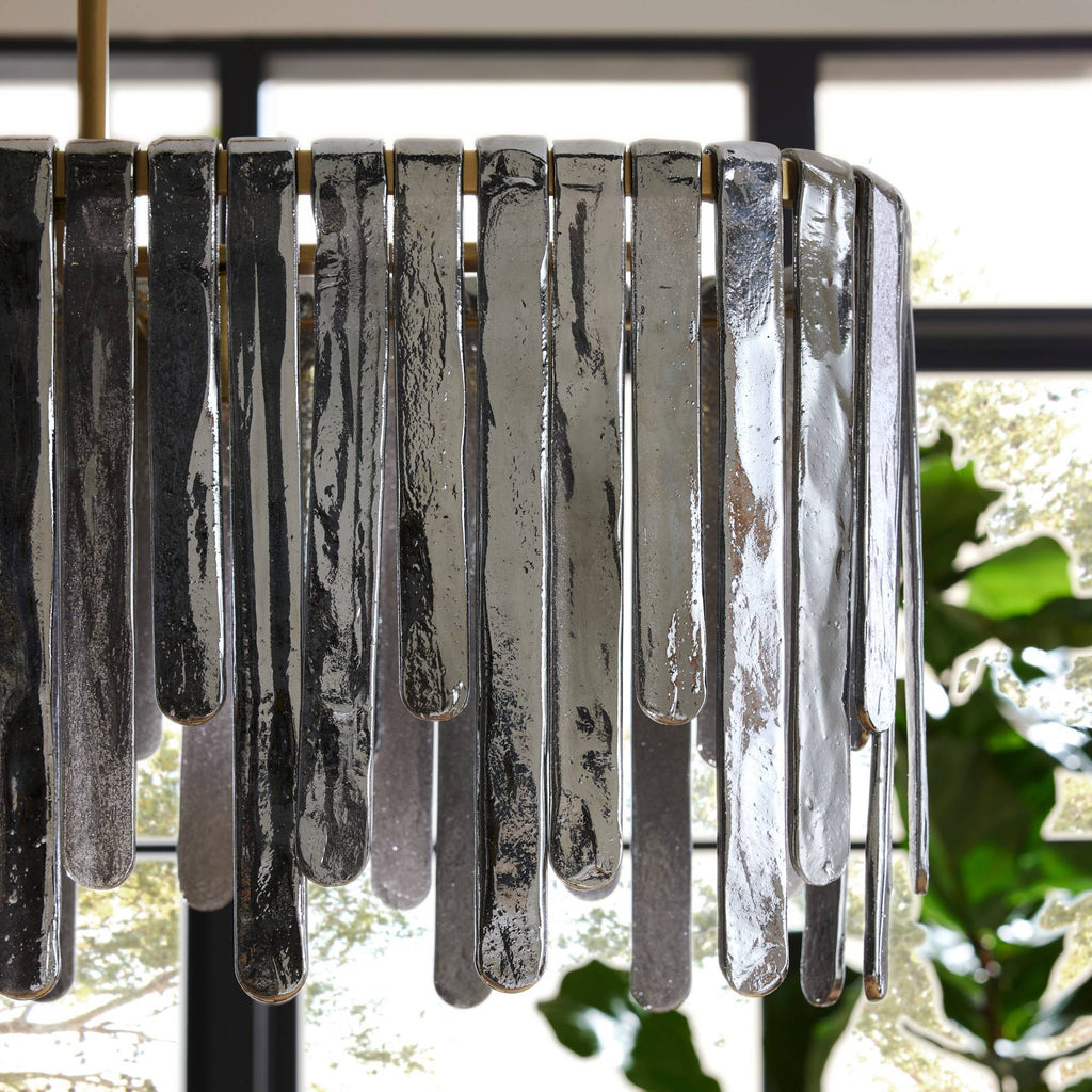 Artisan Leighton Linear Chandelier – Gray