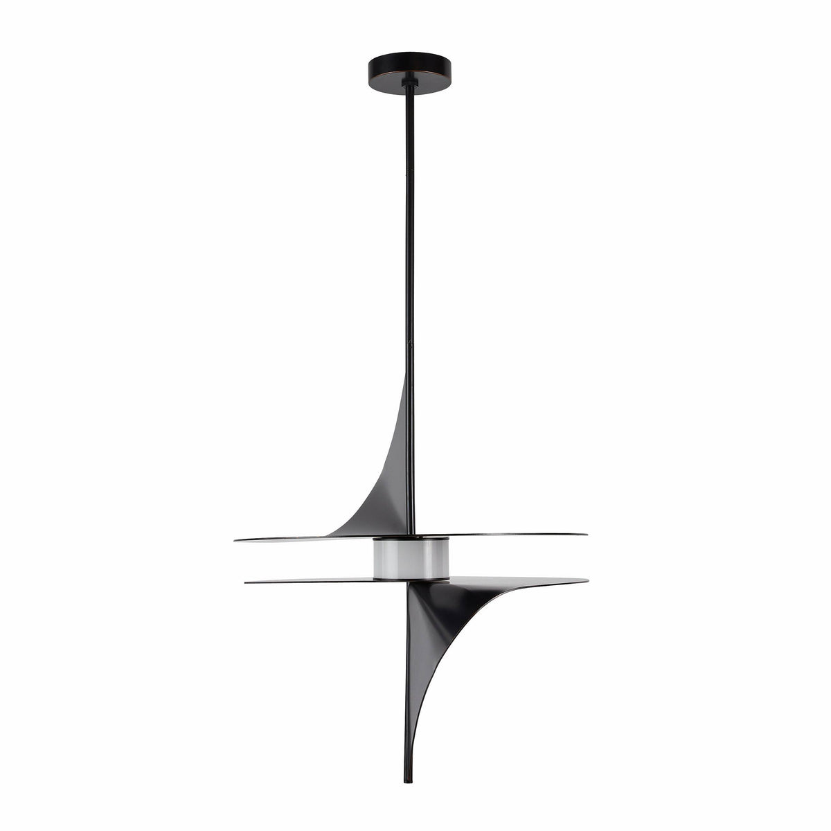 Sculptural Renly Pendant – Black