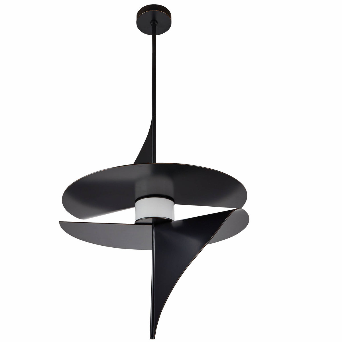 Sculptural Renly Pendant – Black